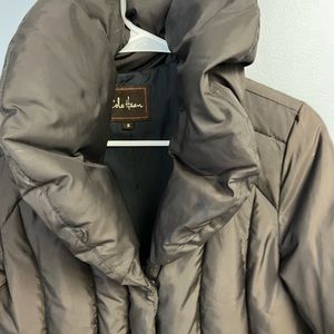 LAST CHANCE STEAL Cole Haan Down Coat very dark brown - almost looks black